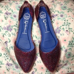 Jeffrey Campbell sparked pink jellies